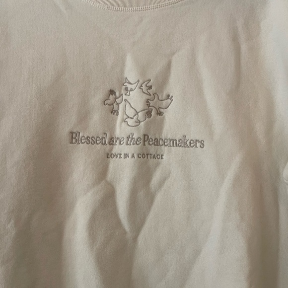 Blessed are the Peacemakers Graphic Sweatshirt - Picture 2 of 3